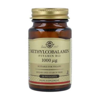 Solgar Methylcobalamin 30 Chewable Comps Solg