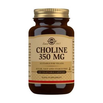 Solgar Choline 100 Caps 350 Mg