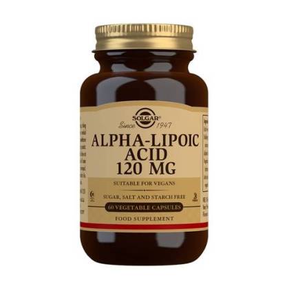 Solgar Alpha-Liponsäure 60 Kapseln 120 mg