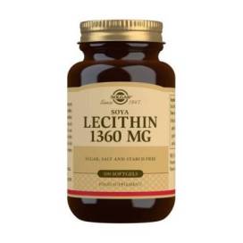 Solgar Soy Lecithin 100 Pearls 1360 Mg