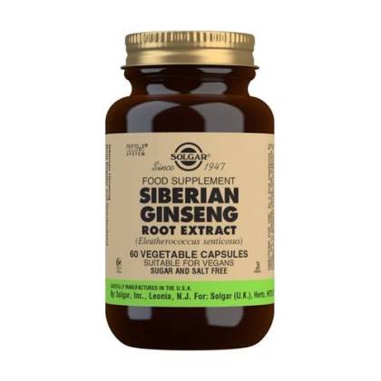 Solgar Ginseng Siberiano Raiz 60 Caps