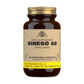 Solgar Folha de Ginkgo Biloba 60 Cápsulas