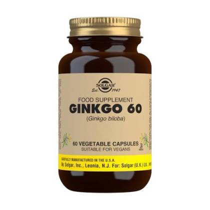 Solgar Ginkgo Biloba Hoja 60 Caps