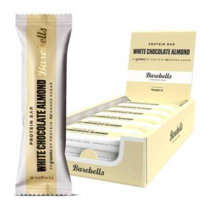 Barebells White Choco and Almonds Bar 55gr