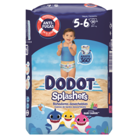 Dodot Splashers Size 5 +14kg 10 Units