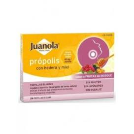 Juanola Propolis Hiedra Honig Waldfrucht 24 Tabletten