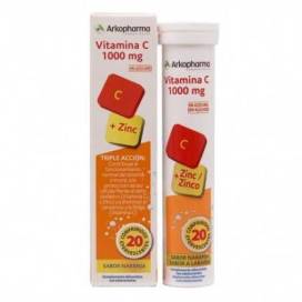 Arkovital Vitamin C 1000mg With Zinc 20 Effervescent Comps