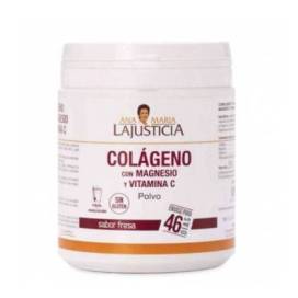 Colágeno, Magnésio e Vitamina C Sabor Morango 350g Lajusticia