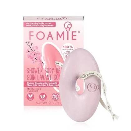 Foamie Solid Shower Soap Cherry Blossom Rice Milk 80g