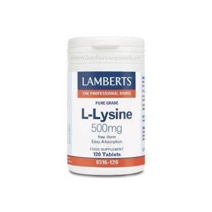 Lamberts L-lisina 500mg 120tab 8316