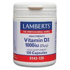 Lamberts Vitamin D3 1000 IU 120 Caps 8143-120