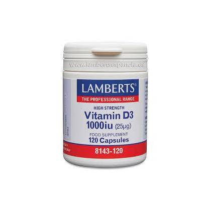 Lamberts Vitamin D3 1000 IU 120 Caps 8143-120