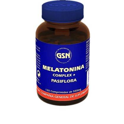 Melatonina 1mg Complex Con Pasiflora 120 Comps Gsn