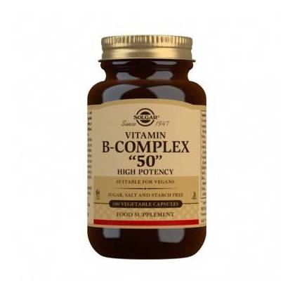 Solgar Vitamin B Complex 50 100 Caps Veg