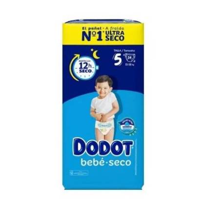 Dodot Bebe Seco Value Talla 5 1116 Kg 54 Unidades