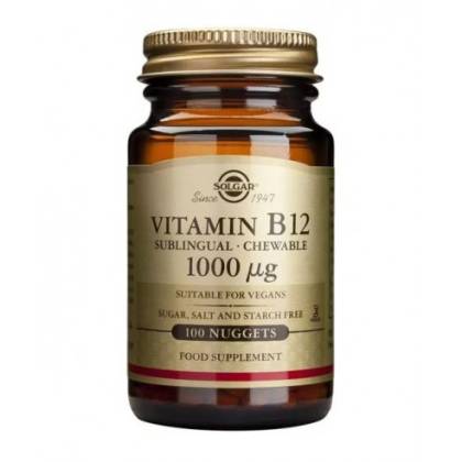 Solgar Vitamin B12 1000 Micrograms 100 Tablets