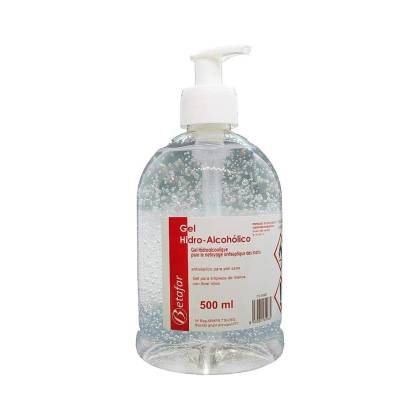 Betafar Gel Hidroalcoólico Antisséptico 1 Recipiente 500 ml