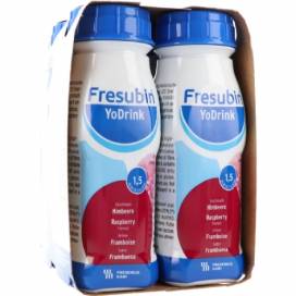 Fresubin Yodrink 4 Bottles 200 ml Raspberry Flavor