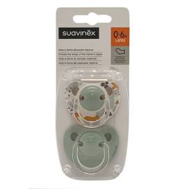 Suavinex Anatomical Latex Pacifier 0-6m