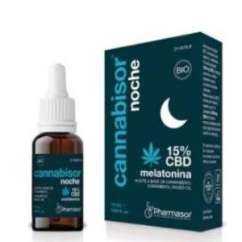 Cannabisor Noche 15% Cbd + Melatonina Pharmasor 1 Envase 10 ml