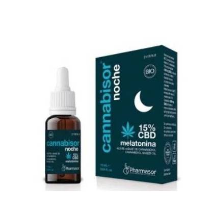 Cannabisor Noche 15% Cbd + Melatonina Pharmasor 1 Envase 10 ml