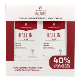 Iraltone Aga Anti-haarausfall 2x60 Kapseln Promo