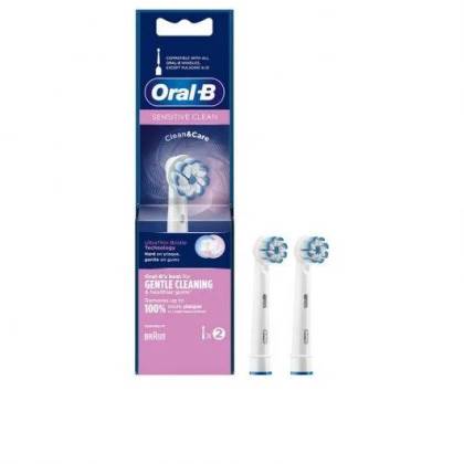 Cepillo Dental Electrico Recambio Oral-b Sensitive Clean 2 Cabezales