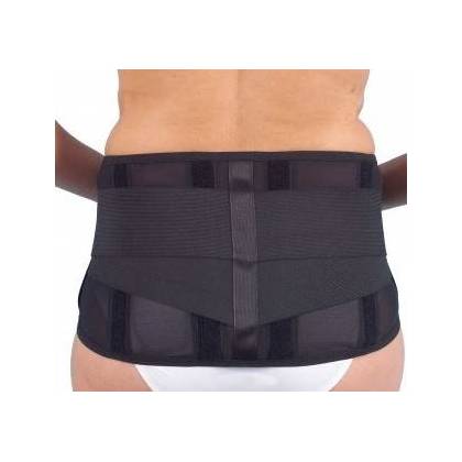 Faja Lumbosacra Semirrigida Primspine Laboral Ref. Prs625nm 1 Unidad Talla M Color Negro