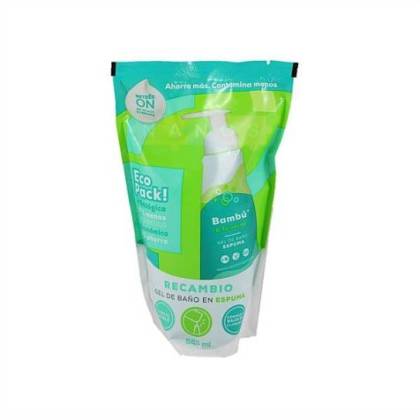 Bamboo and Green Tea Foam Bath Gel 525ml Refill Betres