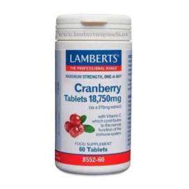 Cranberry 18750 mg 60 Kapseln Lamberts