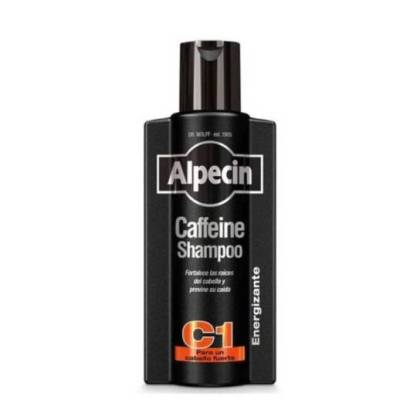 Alpecin C1 Caffeine Champu Anticaida 1 Botella 375 ml Black Edition