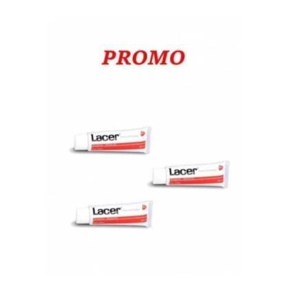 Lacer Zahnpasta 3 Tuben 5 ml