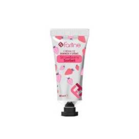 Farline Sorvete de Morango Creme para Mãos e Unhas 30 ml