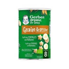 Gerber Organic Puffs Cereales Con Platano 35 g