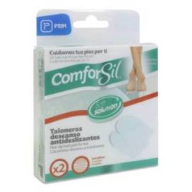 Comforsil Silicone Resto Almofadas De Calcanhar 2 Unidades Tamanho S Cc214s