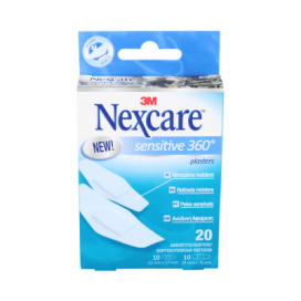 Nexcare Sensitive 360 20 Units Assortment