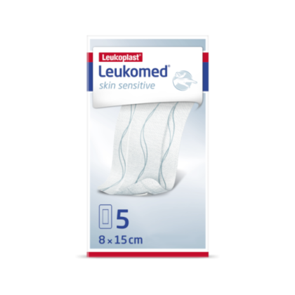 Leukomed T Pele Sensível 8cm X 15cm 5 Un