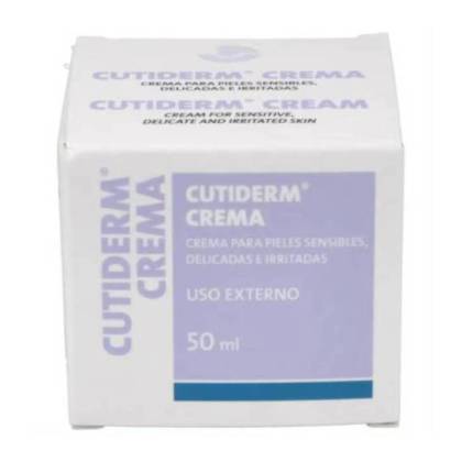 Cutiderm Crema Piel Sensible Delicada E Irritada 1 Envase 50 ml