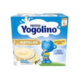 Sobremesa Yogolino Creme Sabor Baunilha 4x100gr