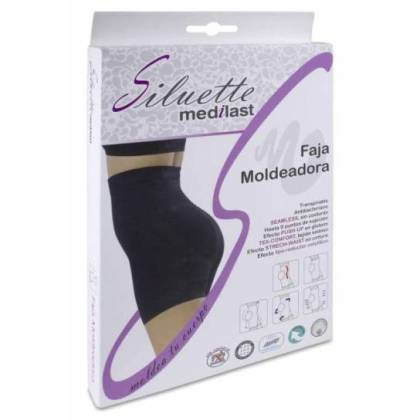 Siluette Black Shaped Girdle L