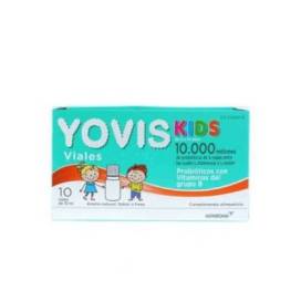 Yovis Kids 10 Drinkable Vials 10 ml Strawberry Flavor