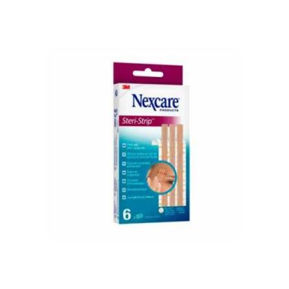 Steri Strip Tan Color Sterile Skin Suture 3 Units 6 Mm X 75 Mm