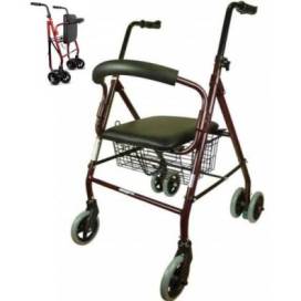 Rollator Aluminum Walker With Brake 4 Wheels Prim Ref827089