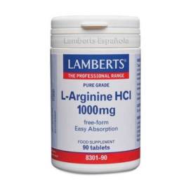 L-arginine Hci 1000mg 90 Comps Lamberts