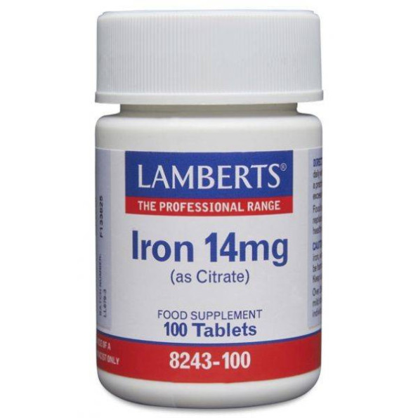 Hierro 14 Mg 100 Comps Lamberts