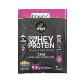 Drasanvi Monodosis Whey Protein Aislado Sabor Yogur Fresa 30g