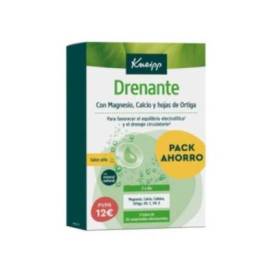 Kneipp Draining 3 Tubes 20 Effervescent Tablets Pineapple Flavor Pack Promo