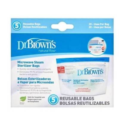 Dr Brown's Bolsa Ester Microond 5u