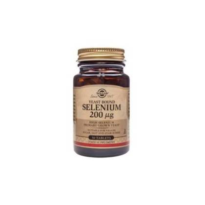 Levedura Solgar Selênio 200 Mcg 50 Comp