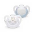 Nuk Star Anatomical Latex Pacifier 0 6 Months 2 Units